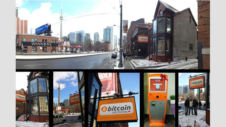 Bitcoin Decentral: The Bitcoin Co-Working Complex in Canada Gets Toronto's First Bitcoin ATM