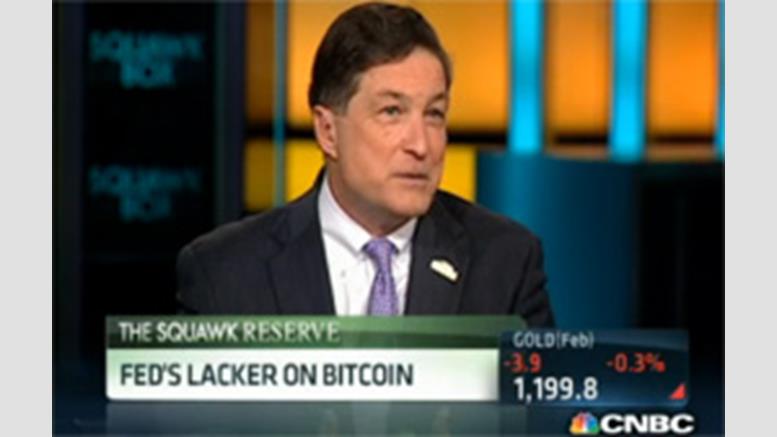 Federal Reserve Has No Interest in Stopping Bitcoin, Says Richmond Fed President