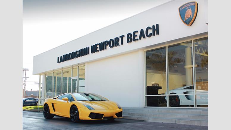 Lamborghini Newport Beach Sells Supercar in Bitcoin
