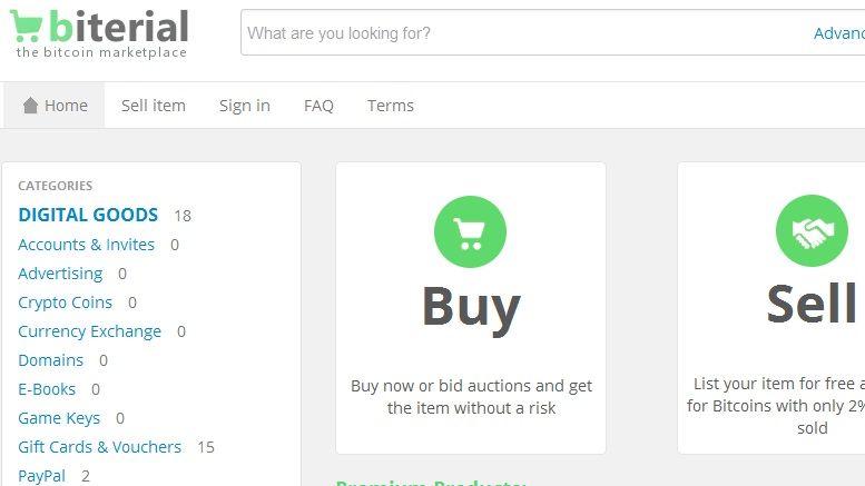 Biterial.com Launches Bitcoin Auction Marketplace