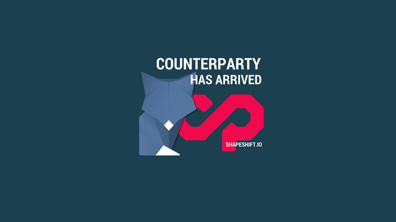 ShapeShift.io Integrates Counterparty (XCP) into Instant Exchange Platform