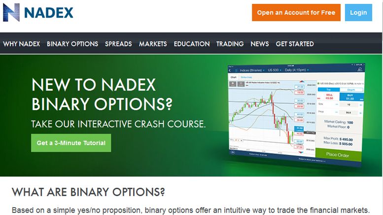 Nadex Plans Launch of Bitcoin Binary Options