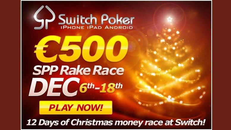Switch Poker Celebrates Software Upgrade With Christmas Rake Race
