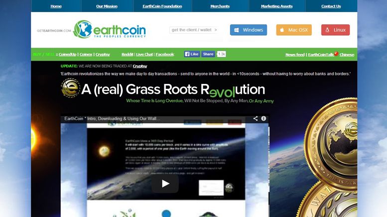 An Exclusive Interview With The EarthCoin Team