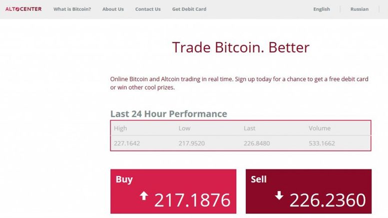 Free Bitcoin Debit Card Offered By AltoCenter Bitcoin And Litecoin Exchange