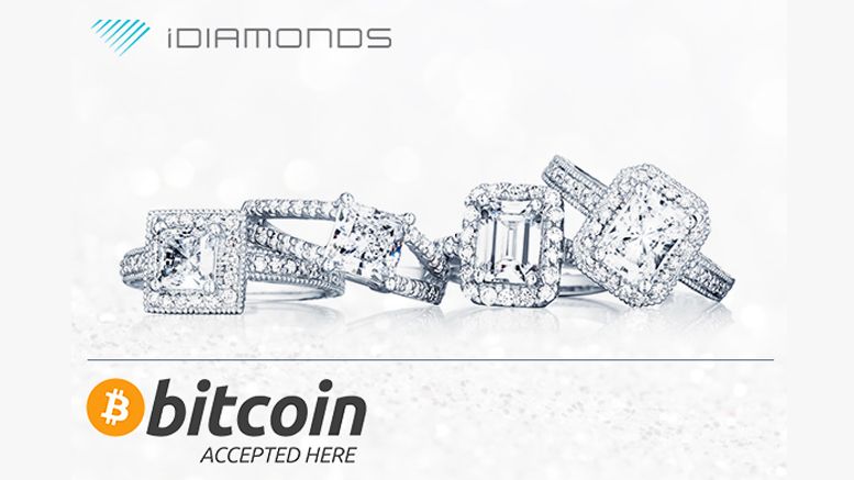 Trade Bitcoin For Carats, Diamonds and Diamond Jewelry at iDIAMONDS Established Online Jewelry eCommerce Outlet