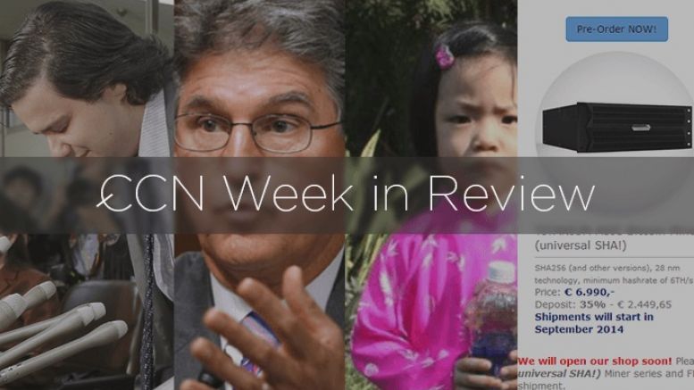 CCN Week in Review: Mt. Gox, Banning BTC in the U. S., Litecoin Donations, and More