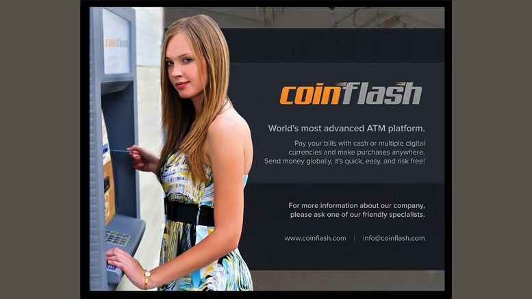 Coinflash to Live Demo New Bitcoin ATM at the North American Bitcoin Conference