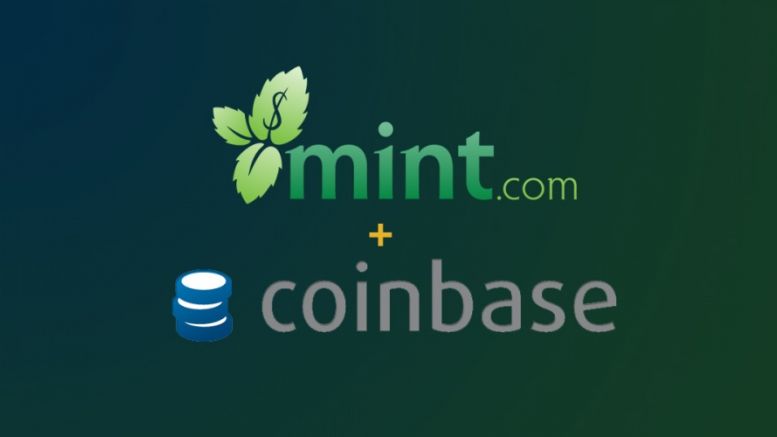 Personal Finance App Mint Integrates with Coinbase