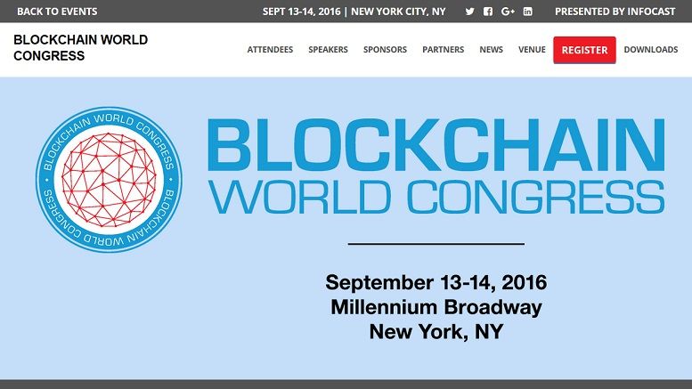 Unlock the Power of Blockchain—IBM, NASDAQ, American Express & More to Speak at Infocast's First-Ever Blockchain World Congress