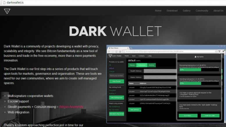 Dark Wallet Alpha Coming May Day