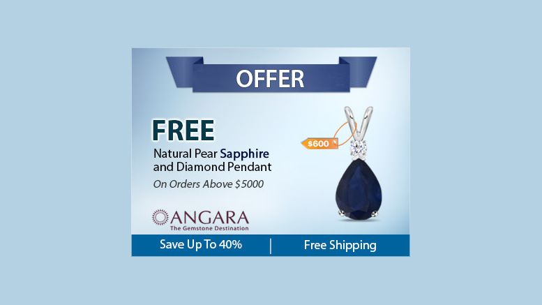 Angara Offers Free Sapphire Pendant
