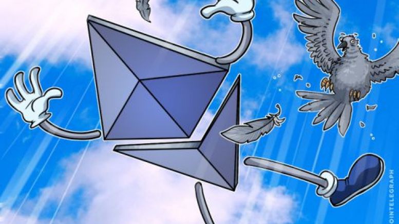 Ethereum In Free Fall As Floor Beneath It Drops
