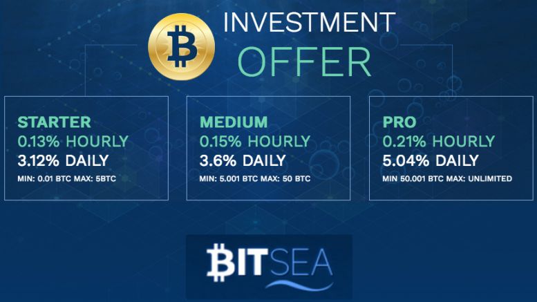 BitSea Offers Low Risk Bitcoin Investment Opportunities 