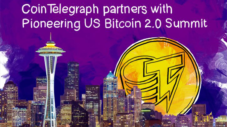 CoinTelegraph partners with Pioneering US Bitcoin 2.0 Summit