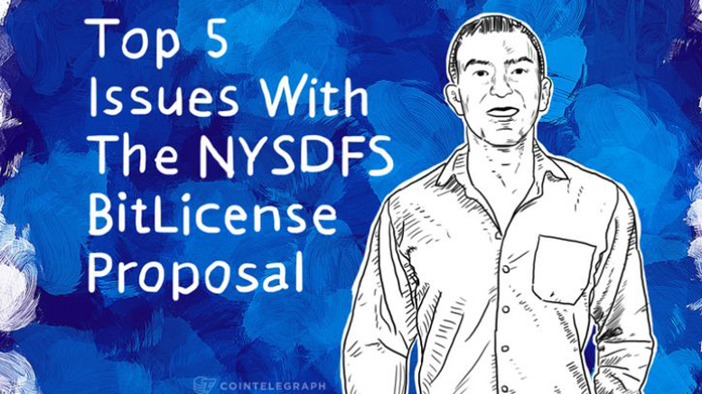 Top 5 Issues With The NYSDFS BitLicense Proposal