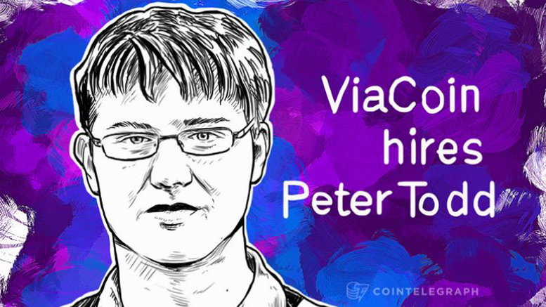 ViaCoin hires Peter Todd