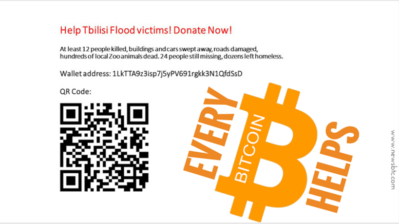 Your Bitcoin Donations Can Help Georgia Flood Victims Rebuild Their Lives