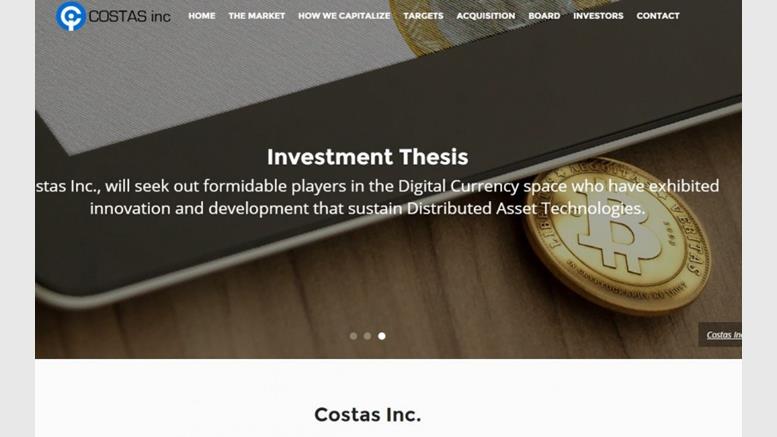 Costas Inc. is making Big Investments in Distributed Asset Technology