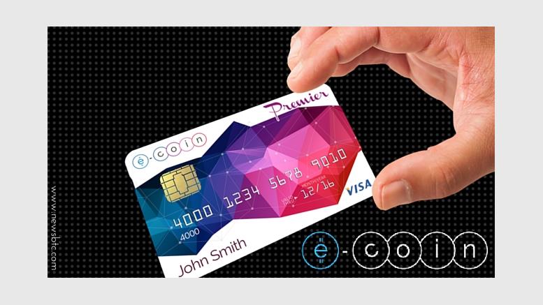 E-Coin Launches Multi-Sig Bitcoin Wallet and Debit Card