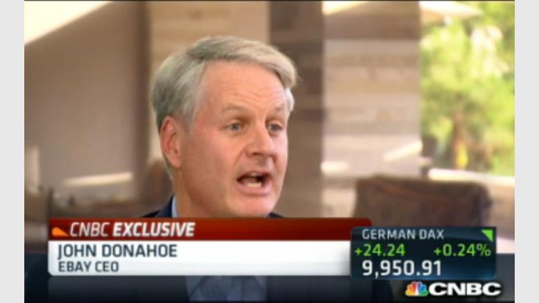 eBay CEO John Donahoe: PayPal Will Have to Integrate Digital Currencies