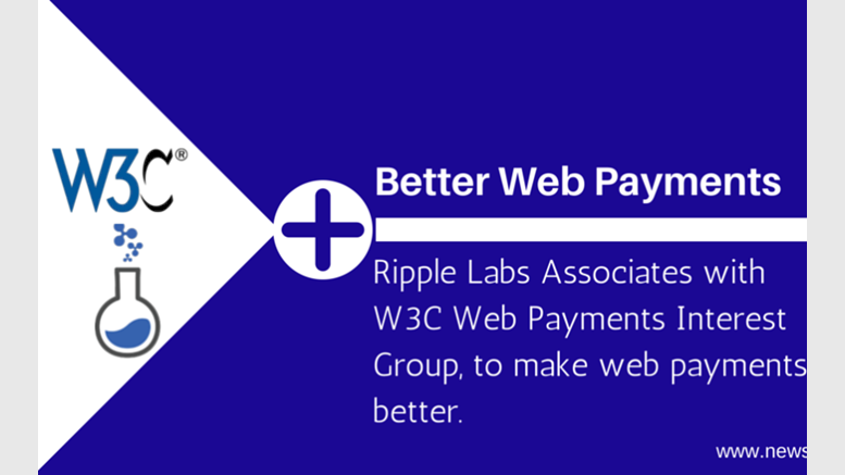 Ripple Labs Associates with W3C Web Payment Interest Group to Boost Web Payment Sector
