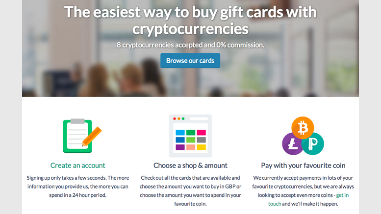 Pock.io Selling UK Retailer Gift Cards for Cryptocurrencies