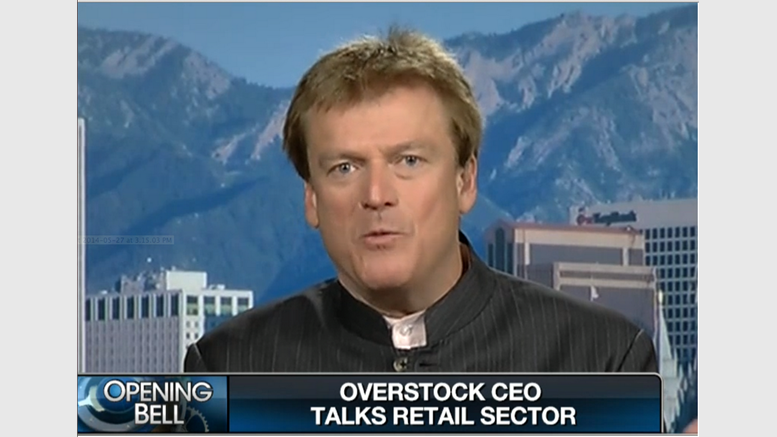 Overstock CEO Patrick Byrne Reports $1.6 Million in Bitcoin Sales