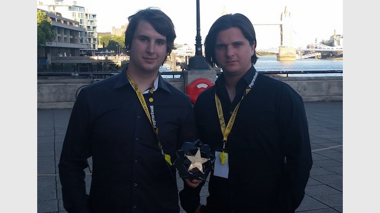 Bitstamp Wins Best Virtual Currency Startup Award at The Europas