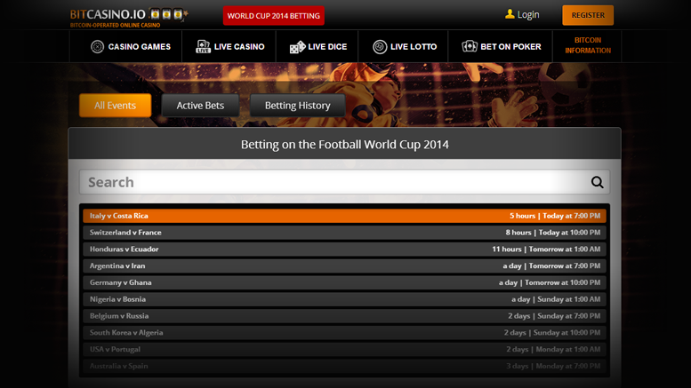 BitCasino.io Launches World Cup Sportsbook