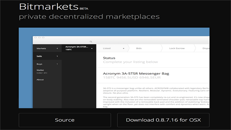 Bitmarkets: Peer-to-Peer Party Escrow and Open Source Marketplace