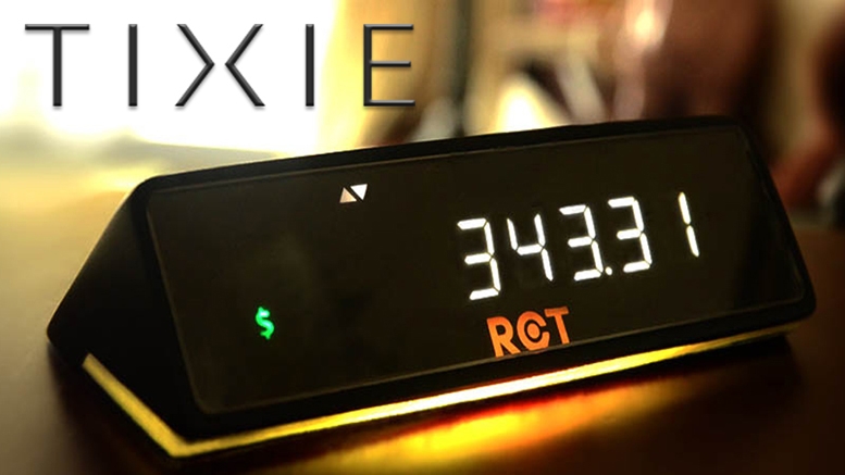 Tixie: The Bitcoin Price Ticker You Can Keep Next to the Bed