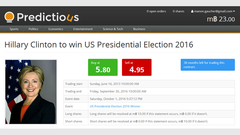 Predictious: Prediction Markets Are Coming Back... With Bitcoin