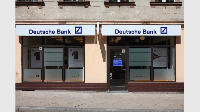 Deutsche Bank Letter Touts 'Expertise' in Blockchain Tech