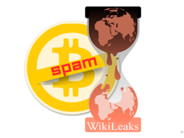 Bitcoin Spam Attack Now Targets WikiLeaks