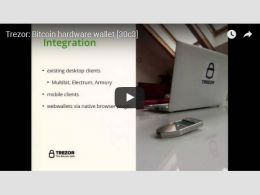 Video: TREZOR Bitcoin Hardware Wallet at 30c3