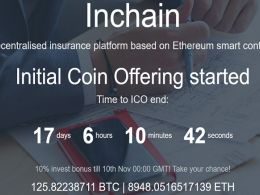 Inchain Holds ICO for Decentralized Insurance Platform
