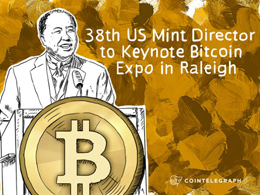 38th US Mint Director to Keynote Bitcoin Expo in Raleigh