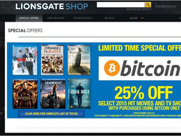 Lionsgate Starts Accepting Bitcoin