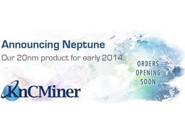 KnCMiner Launches Neptune ASIC Bitcoin Miner With at Least 3TH of Power