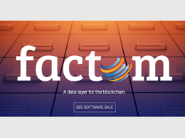 Factom Raises $140k in First Day of 'Software Sale'