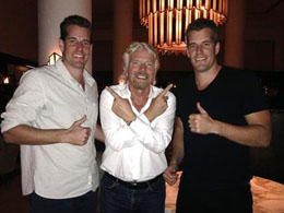 Winklevoss Twins Buy Virgin Galactic Tickets With Bitcoin