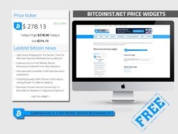 Bitcoinist Launches Bitcoin News and Price Widgets for Websites