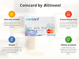 BitInvest's Coincard is a Prepaid MasterCard for Bitcoin Lovers