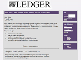 Ledger, Crypto Only Journal for the Academia