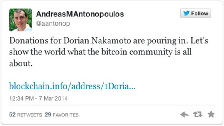 Andreas Antonopoulos Starts Fundraiser For Dorian Nakamoto, Man Pegged as Bitcoin Creator