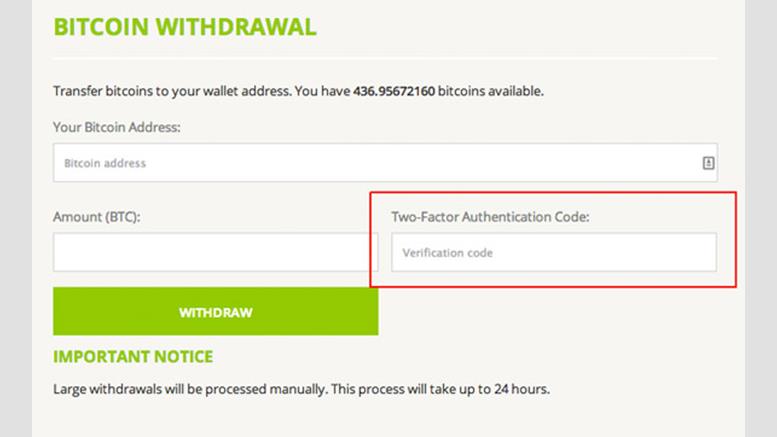 Bitstamp Now Allows Two-Factor Authentication For Bitcoin Withdrawals