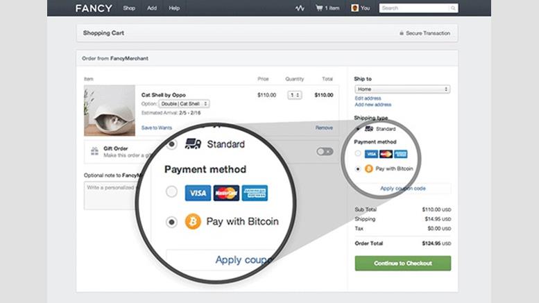 Fancy.com Joins Bitcoin Bandwagon
