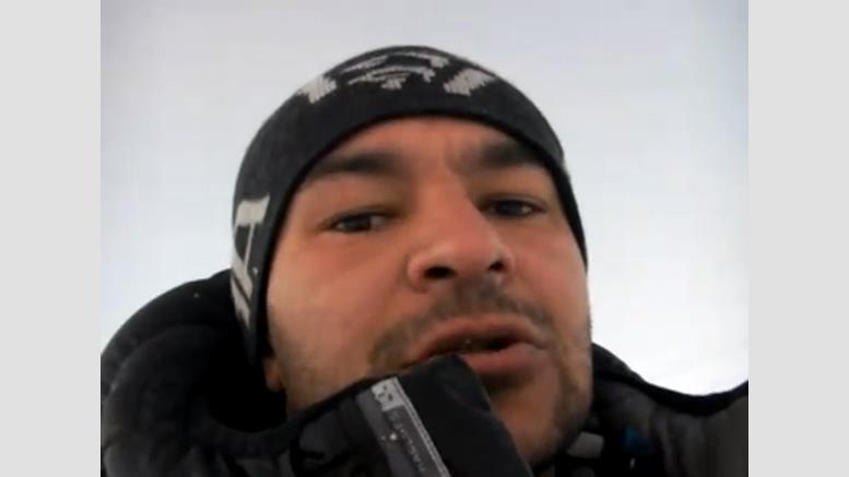 Explorer to Make Bitcoin Transaction From South Pole