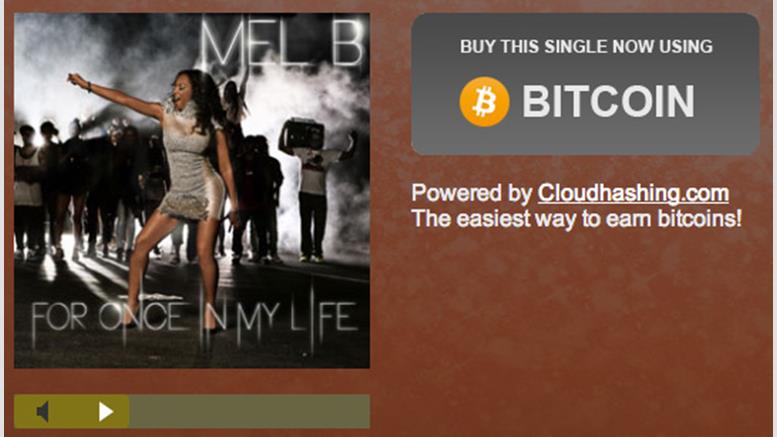 Mel B Sells Single 'For Once In My Life' for Bitcoin